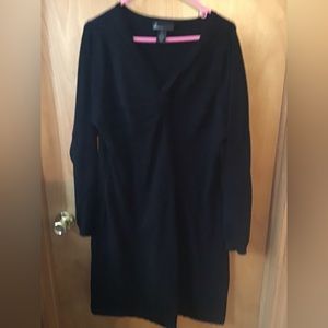 Lane Bryant black sweater dress